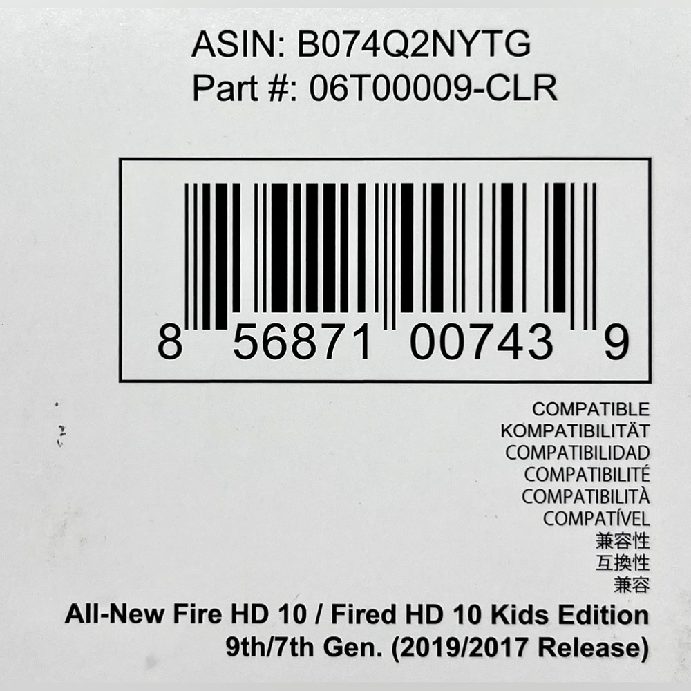 Amazon Fire HD 10/HD 10 Kids 9th/7th Gen (2019/2017) Case & Screen Protector - Picture 7 of 7